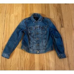 TALBOTS PETITES WOMENS JEAN JACKET SIZE S MINT